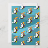 Leuke haai thema oceaan Halloween kostuum verjaard Kaart (Achterkant)