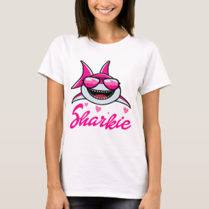 Leuke haai vrouwen Kinder grappige haai T-shirt