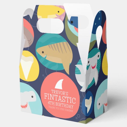 Leuke haaiensoort Favor Box Bedankdoosjes (Geopend)