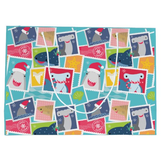 Leuke haaiensoort Kerst Groot Cadeauzakje (Achterkant)