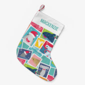 Leuke haaiensoort Kerst Kleine Kerstsok (Voorkant (Hangend))