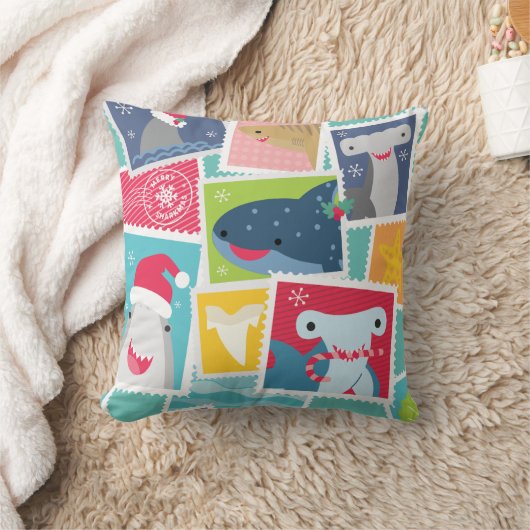 Leuke haaiensoort Kerst Kussen (Deken)