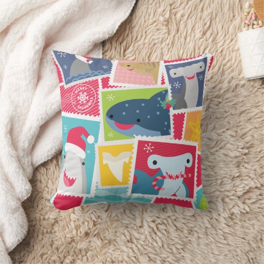 Leuke haaiensoort Kerst Kussen (Deken)