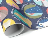 Leuke haaiensoort Verjaardag Wrapping Papier (Rol Hoek)