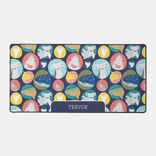 Leuke haaiensoorten bureaumat (Voorkant)