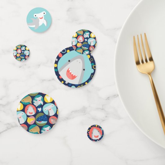 Leuke haaiensoorten confetti (Groep)