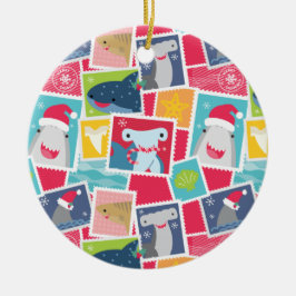 Leuke haaiensoorten keramisch ornament