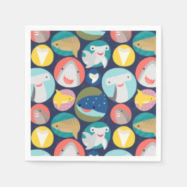 Leuke haaiensoorten servet