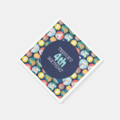 Leuke haaiensoorten servet (Hoek)