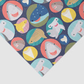 Leuke haaiensoorten tissuepapier (Detail)