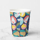 Leuke haaiensoorten verjaardag papieren bekers (Rechts)