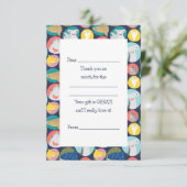 Leuke haaiensoorten vul in bedankkaart (Staand voorkant)