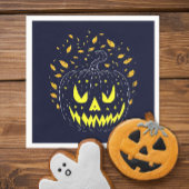 Leuke Halloween Black Jack O Lantern Spooky Pumpki Servet