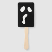 Leuke Halloween boek gezicht spook enge partij Handwaaier (Voorkant)