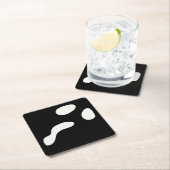 Leuke Halloween boek gezicht spook enge partij Kartonnen Onderzetters (Insitu)