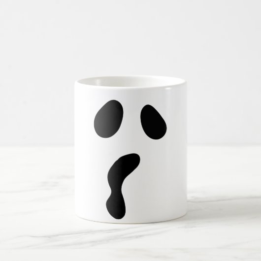 Leuke Halloween boek gezicht spook enge partij Koffiemok (Center)