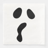 Leuke Halloween boek gezicht spook enge partij Servet (Voorkant)