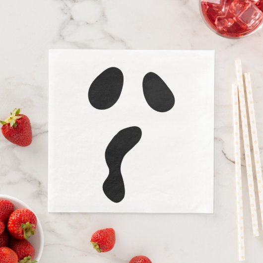 Leuke Halloween boek gezicht spook enge partij Servet (Insitu)