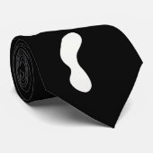 Leuke Halloween boek gezicht spook enge partij Stropdas (Opgerold)