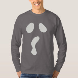 Leuke Halloween boek gezicht spook enge partij T-shirt