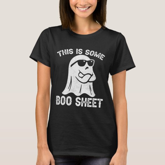 Leuke Halloween Boo Ghost kostuum Dit is een aanta T-shirt (Voorkant)