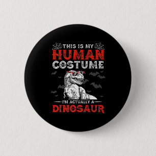 Leuke Halloween-cadeaus Knuffige Dinosaurus Dit Is Ronde Button 5,7 Cm