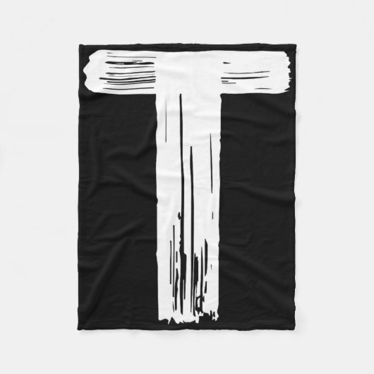 Leuke Halloween Carnaval Kostuum Letter T Groene V Fleece Deken (Voorkant)