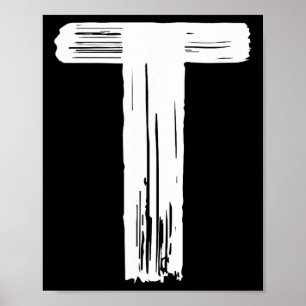 Leuke Halloween Carnaval Kostuum Letter T Groene V Poster