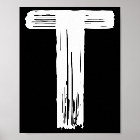 Leuke Halloween Carnaval Kostuum Letter T Groene V Poster (Voorkant)