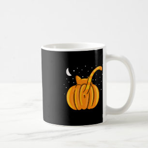 Leuke Halloween Cat Butt Pumpkin Oranje Tab Koffiemok