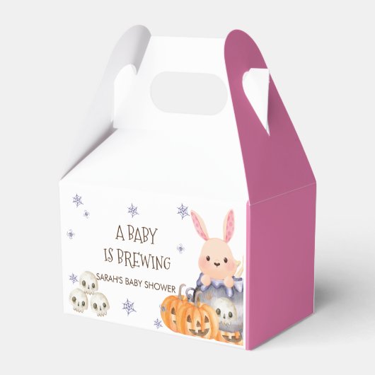 Leuke Halloween Cauldron Baby is Brouwen Douche Bedankdoosjes (Achterkant)