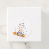 Leuke Halloween Cauldron Baby is Brouwen Douche Bedankjes Labels (In situ)