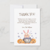 Leuke Halloween Cauldron Baby is Brouwen Douche Bedankkaart (Voorkant)