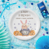 Leuke Halloween Cauldron Baby is Brouwen Douche Papieren Bordje (Feest)