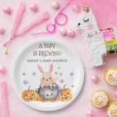 Leuke Halloween Cauldron Baby is Brouwen Douche Papieren Bordje (Feest)