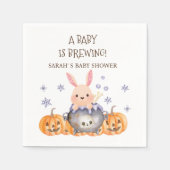 Leuke Halloween Cauldron Baby is Brouwen Douche Servet (Voorkant)