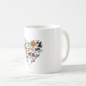 Leuke Halloween Design Halloween Hart Koffiemok (Voorkant rechts)
