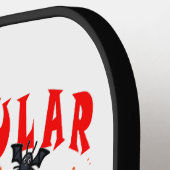 Leuke Halloween Dog Pumpkin Design voor huisdieren Pickleball Paddle (Links Detail)