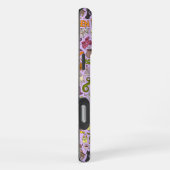 Leuke Halloween-doodlepatroon iPhone Hoesje (Rechterkant)
