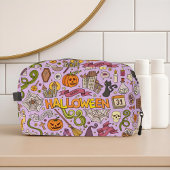 Leuke Halloween-doodlepatroon Toilettasje