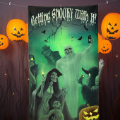 Leuke Halloween "Er Spooky Van Worden" Selfie Stop Spandoek