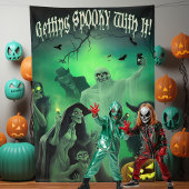 Leuke Halloween "Er Spooky Van Worden" Selfie Stop Spandoek