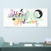 Leuke Halloween Fancy tekst Spandoek (Beurs)