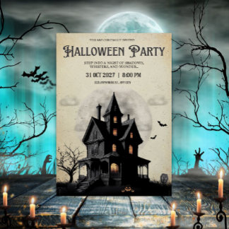 Leuke Halloween-feest Kaart