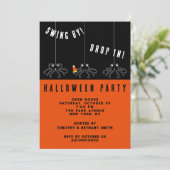 Leuke Halloween-feestje Kaart (Staand voorkant)
