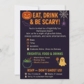 Leuke Halloween-feestuitnodiging Kaart (Voorkant)