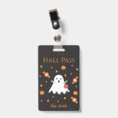 Leuke Halloween Geest Hall Pas Badge (Voorzijde met clip)