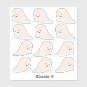 Leuke Halloween Geest Sticker Vel (Vel)