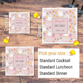 Leuke Halloween Geesten Roze Papieren Servetten