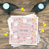 Leuke Halloween Geesten Roze Papieren Servetten